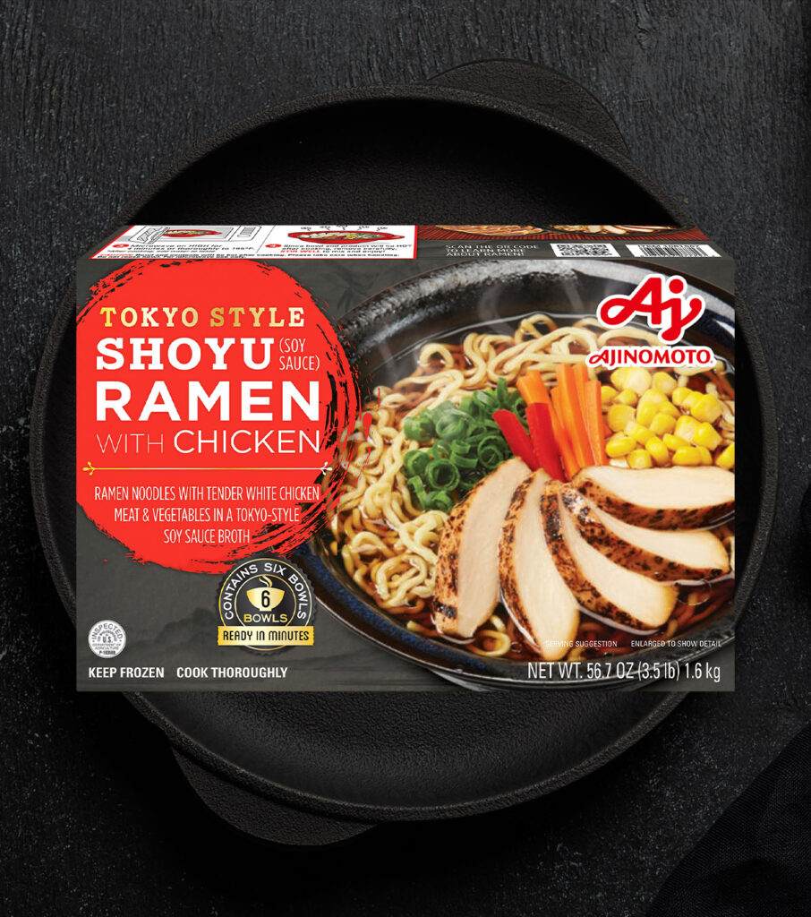 Tokyo Style Shoyu Ramen With Chicken AJINOMOTO US Authentic